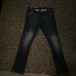 AD&C slim straight blue jeans